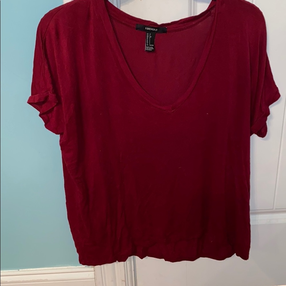 Red forever 21 tee